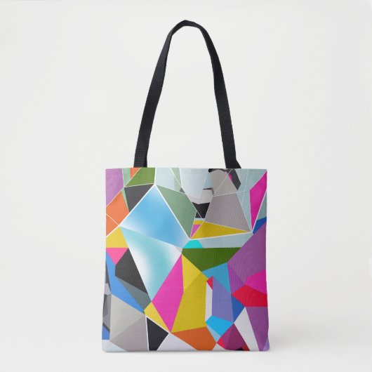 Kleurrijke canvas tas voor vrouwen, Multicolor can (Voorkant)