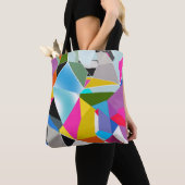 Kleurrijke canvas tas voor vrouwen, Multicolor can (Dichtbij)