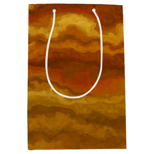 Kleurrijke Canyon Aardse Natuurlijke Zuidwestelijk Medium Cadeauzakje (Voorkant)