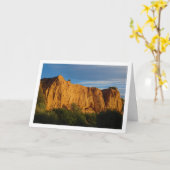 Kleurrijke Canyon Landschap Kaart (Gele Bloem)