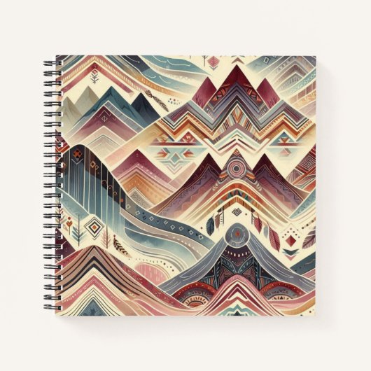 Kleurrijke canyons notitieboek (Voorkant)