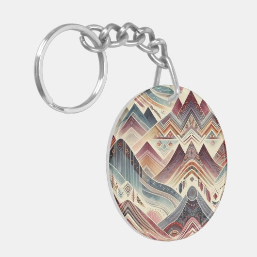 Kleurrijke canyons sleutelhanger (Voorkant Links)