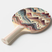 Kleurrijke canyons tafeltennisbatje (Voorkant Gekanteld)