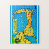 Kleurrijke Cape Cod 11x14 Legpuzzel (Verticaal)