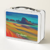 Kleurrijke Cape Sebastian Oregon Coast Art (Achterkant)