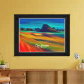 Kleurrijke Cape Sebastian Oregon Coast Art Canvas Afdruk (Insitu (Woonkamer))