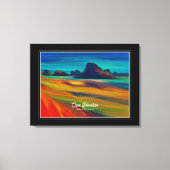Kleurrijke Cape Sebastian Oregon Coast Art Canvas Afdruk (Voorkant)