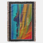 Kleurrijke Cape Sebastian Oregon Coast Art Deken (Voorkant Verticaal)