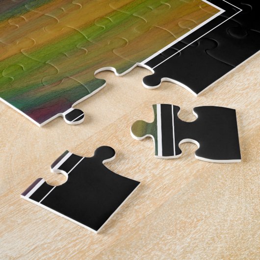 Kleurrijke Cape Sebastian Oregon Coast Art Legpuzzel (Zijkant)