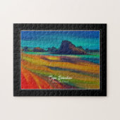 Kleurrijke Cape Sebastian Oregon Coast Art Legpuzzel (Horizontaal)