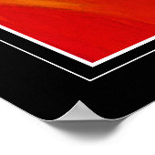 Kleurrijke Cape Sebastian Oregon Coast Art Poster (Hoek)