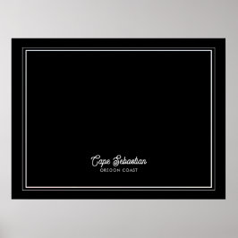 Kleurrijke Cape Sebastian Oregon Coast Art Poster