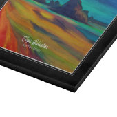 Kleurrijke Cape Sebastian Oregon Coast Art Snijplank (Hoek)