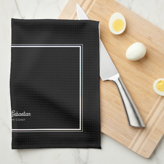 Kleurrijke Cape Sebastian Oregon Coast Art Theedoek (Quarter Fold)