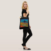 Kleurrijke Cape Sebastian Oregon Coast Art Tote Bag (Op model)