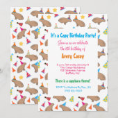 Kleurrijke Capybaras Schattigee Kinder regenwoud V Kaart (Voorkant / Achterkant)