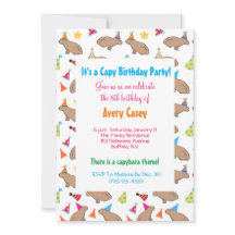 Kleurrijke Capybaras Schattigee Kinder regenwoud V