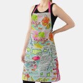 Kleurrijke Caribische eilanden Schort (Insitu)