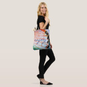 Kleurrijke Carnaval Ferris Wheel Foto Geniet Scrip Tote Bag (Op model)