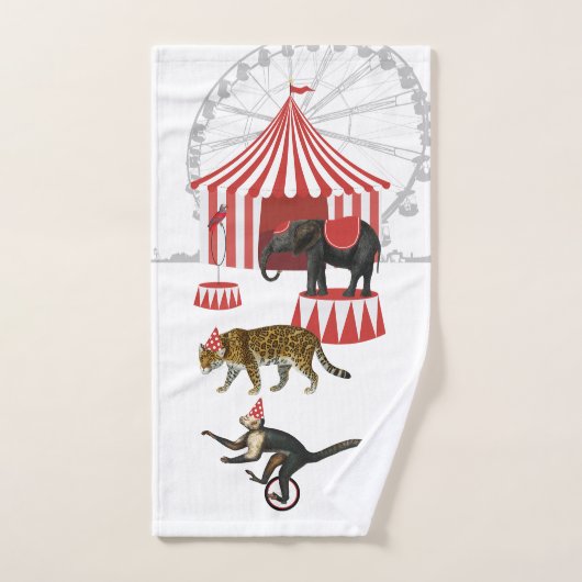 Kleurrijke Carnaval Festival Thema Dieren Grote To Bad Handdoek (Handdoek)