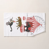 Kleurrijke Carnaval Festival Thema Dieren Grote To Bad Handdoek (Handdoek)