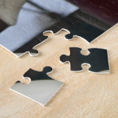 Kleurrijke carrouselpaarden legpuzzel (Zijkant)