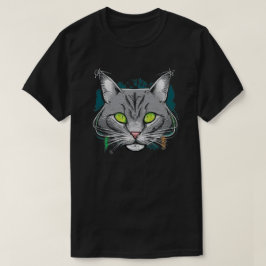Kleurrijke Cartoon Cat T-shirt