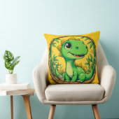 Kleurrijke Cartoon Dinosaurus Kussen (Stoel)