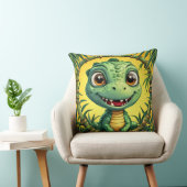 Kleurrijke Cartoon Dinosaurus Kussen (Stoel)