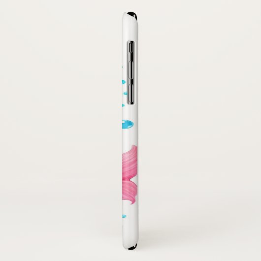 Kleurrijke Cartoon Fish Splash Mobile Hoesje (Achterkant/links)