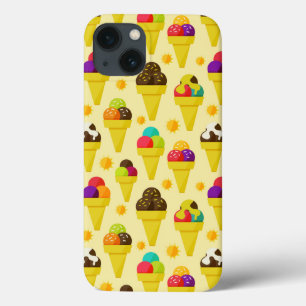 Kleurrijke Cartoon Ice Cream Cones Case-Mate iPhone Case