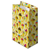 Kleurrijke Cartoon Ice Cream Cones Klein Cadeauzakje (Voorkant Gekanteld)