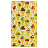 Kleurrijke Cartoon Ice Cream Cones Klein Cadeauzakje (Voorkant)