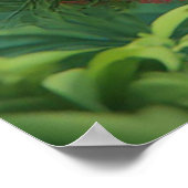 Kleurrijke Cartoon papegaaien Poster (Hoek)