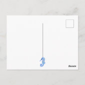 Kleurrijke Cartoon Seashorses Fish Custom Bericht Briefkaart (Achterkant)