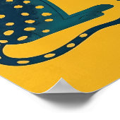 Kleurrijke Cartoon Straatscène Poster voor Kinderk (Hoek)