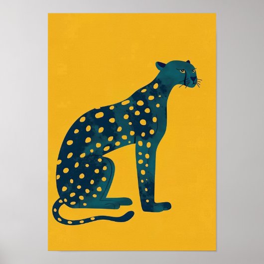 Kleurrijke Cartoon Street Scene Poster voor Kids R (Voorkant)