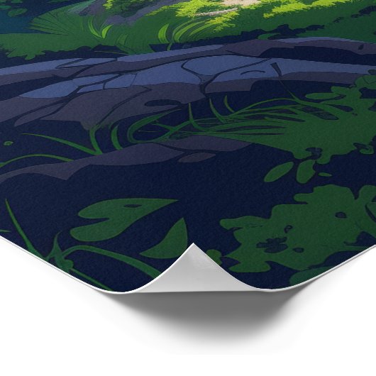 Kleurrijke Cartoon Style Illustration Poster - Hoo (Hoek)