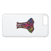 Kleurrijke cartoon van olifanten Case-Mate iPhone case (Achterkant (Horizontaal))