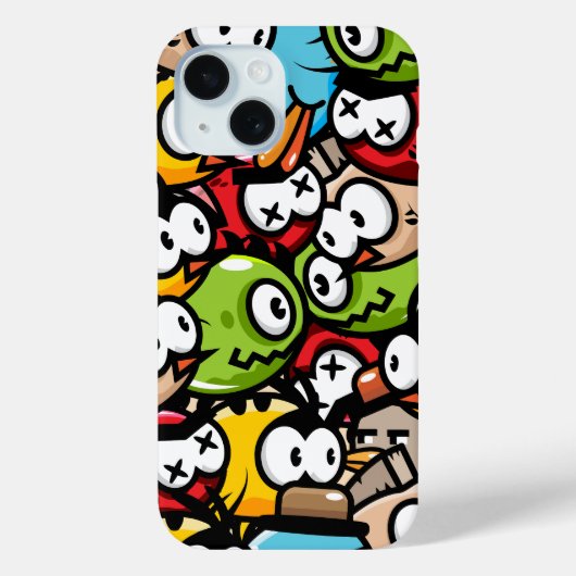 Kleurrijke Cartoon Vogels Case-Mate iPhone Case (Achterkant)