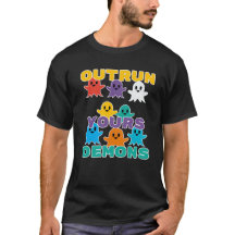 kleurrijke cartoongeesten schrijven Outrun Your De