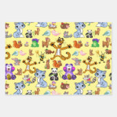 Kleurrijke Cartoons Inpakpapier Vel (Voorkant 2)