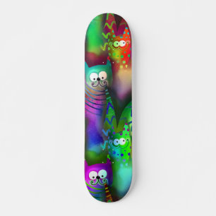 Kleurrijke Cartoons Persoonlijk Skateboard