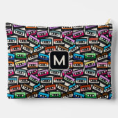 Kleurrijke Casette Tapes aangepaste monogram Etui (Achterkant)
