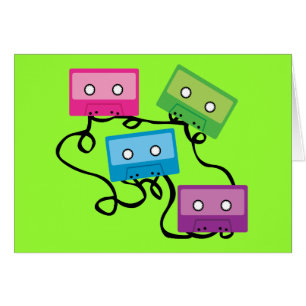 Kleurrijke Cassettebandjes