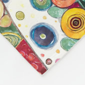 Kleurrijke Cat Colage Fleece Deken (Hoek)