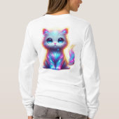 Kleurrijke Cat Delight T-shirt (Achterkant)