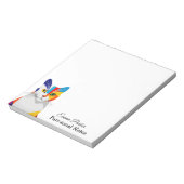 Kleurrijke Cat Lover's Custom Cat-Theme Notitieblok (Linkerzijde)