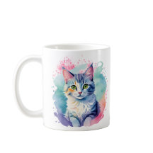 Kleurrijke Cat Mok