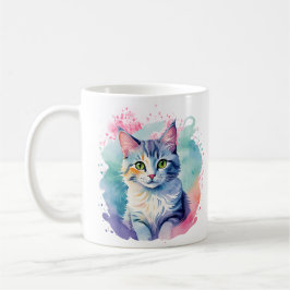 Kleurrijke Cat Mok
